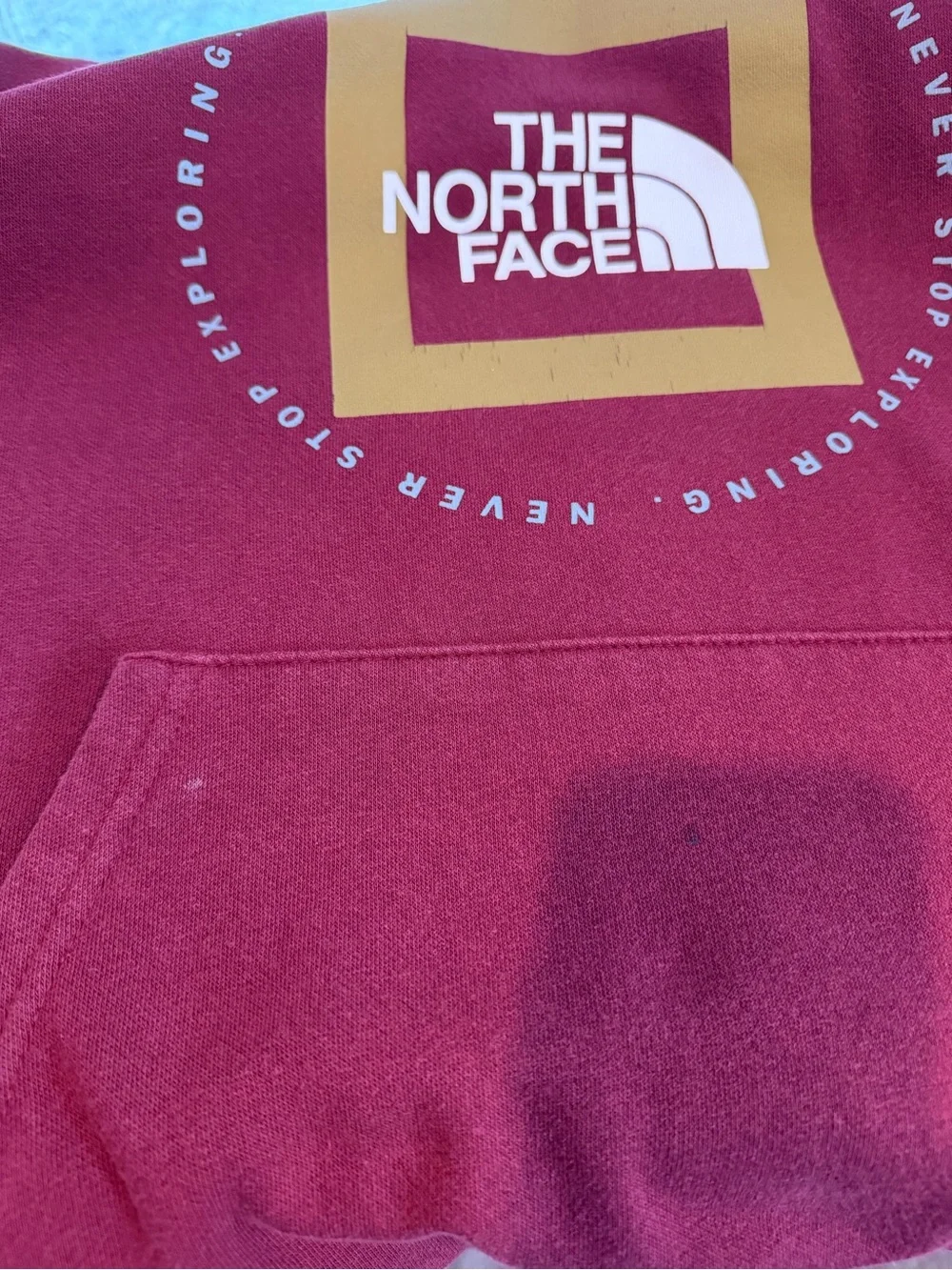 The North Face Men’s Red Pullover Hoodie